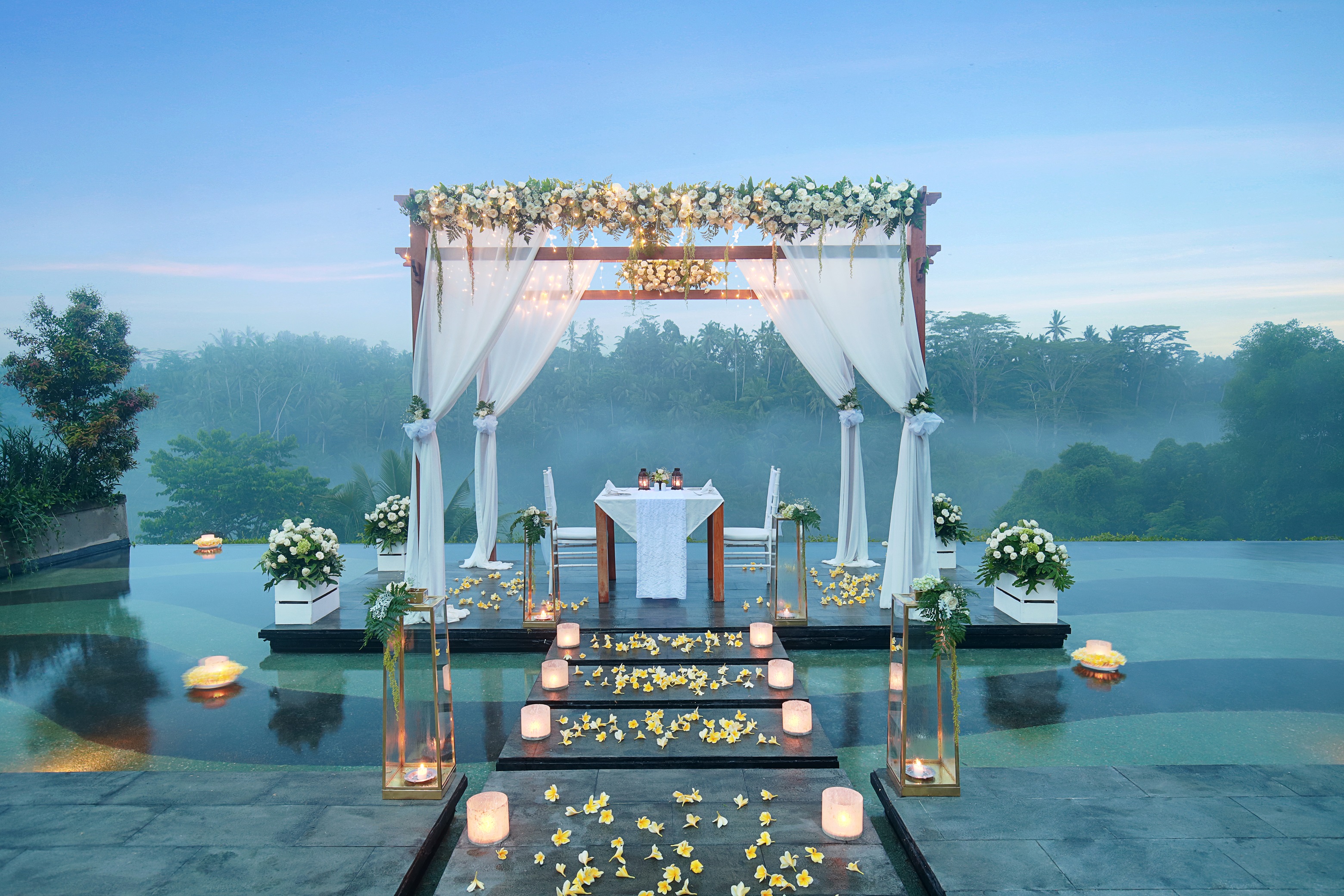 Romantic Dinner at Infinity Pond