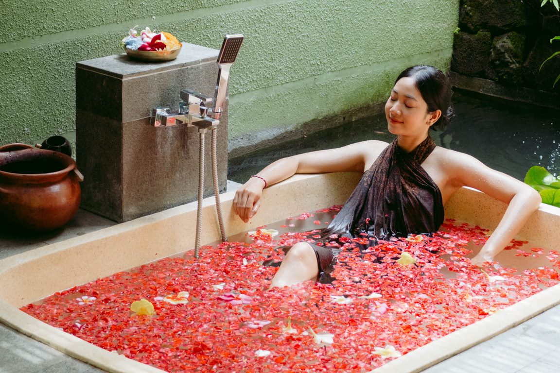 Romantic Balinese Flower Bath
