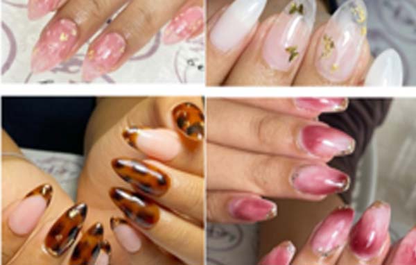 Marbel Gel Manicure With Nail Tip