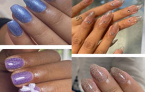 Glitter Gel On Natural Nails