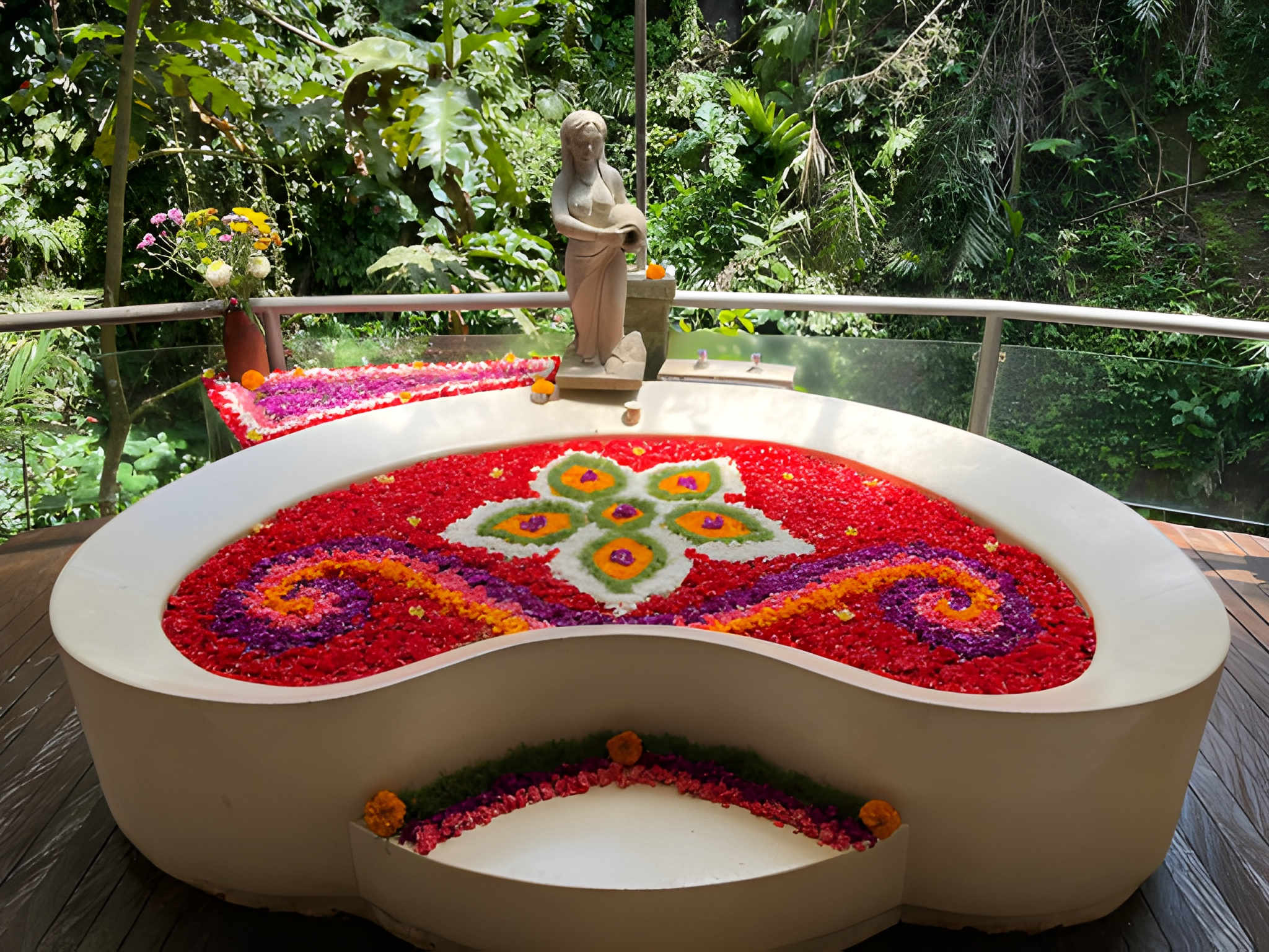 Luxury Radha Flower Bath 90 minutes
