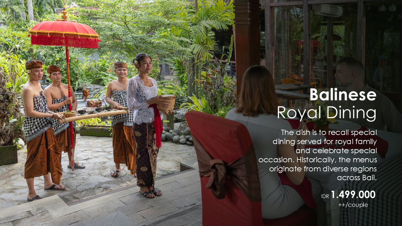 Balinese Royal Dining (Couple)